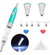 benote Original Diamond Art Painting Pen Lighted Drill Pen 2.0 Metal Sticky Pen Tips, Diamond and...