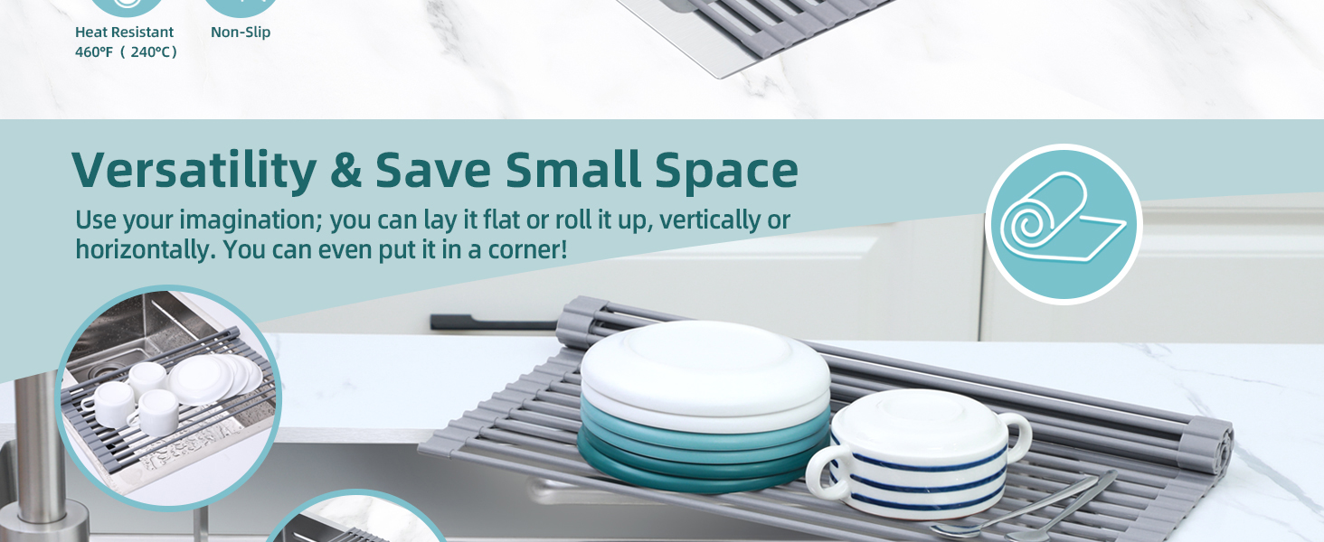 sink organizer rack for kitchen