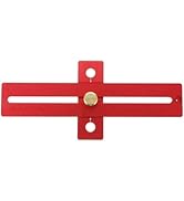 KALLORY Woodworking Parallel Ruler Marker Aluminum Alloy Carpenter Ruler Gauge for Precision Layo...