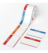 Name Tags for NIIMBOT B21 B1 Label Maker Tape, 50 * 75mm 100 Labels/Roll Colorful