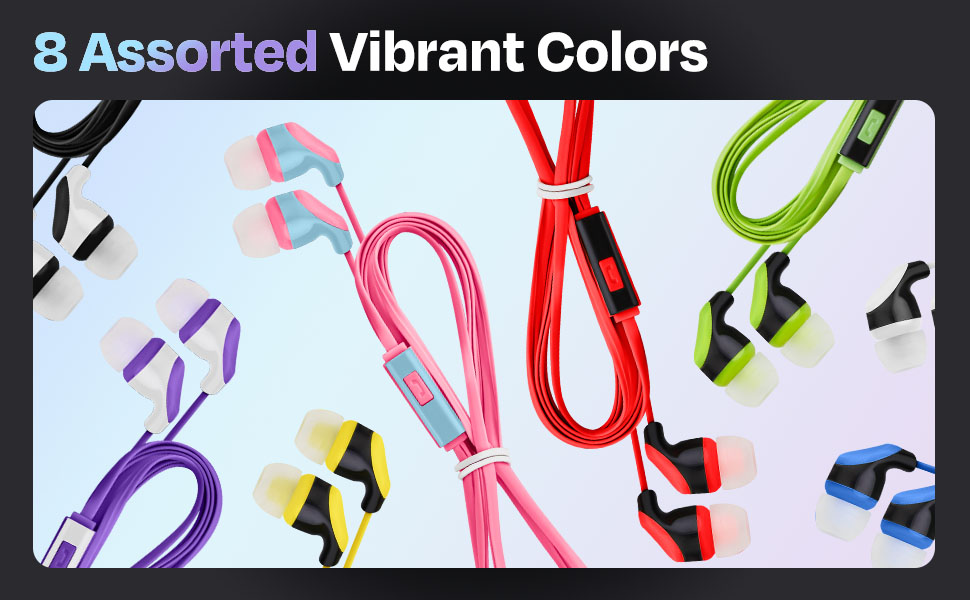 10x Multipack JustJamz Bulk Earbuds