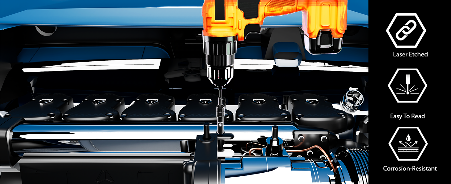 Thicker Impact Socket Set Wrench Set is a top choice as an auto repair and maintenance holiday gift!