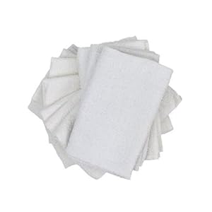 white terry cloth towel