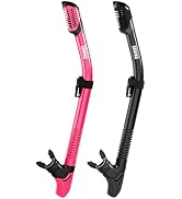 Aegend Diving Dry Snorkel for Adult & Youth - Snorkeling Gear with Top Dry Valve for Snorkeling, ...