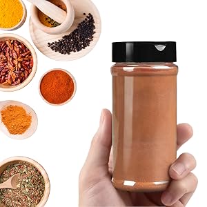 Plsatic Round Spice Jar