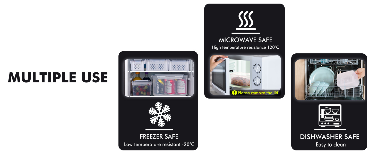 leak proof portable food storage set