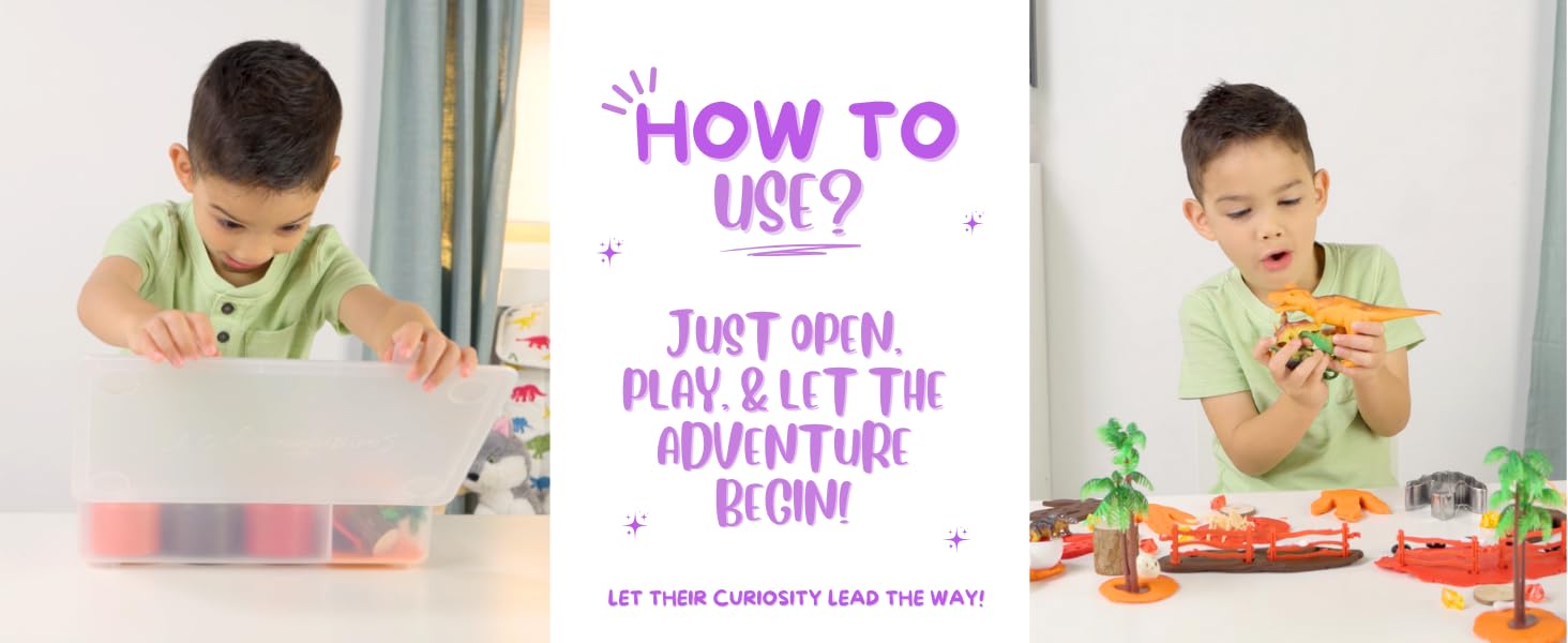 boy playing with sensationally ot sensory kit and describing how to use it