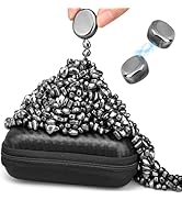 Dilabnba 550PCS Ferrite Putty Fidget Toys for Adults with 2 Magnet Stones, Ferrite Putty Beads, M...