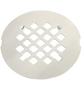 Artiwell 4-1/4” OD Snap-in Shower Drain Cover, Round Shower Drain Strainer Grid, Replacement Cove...