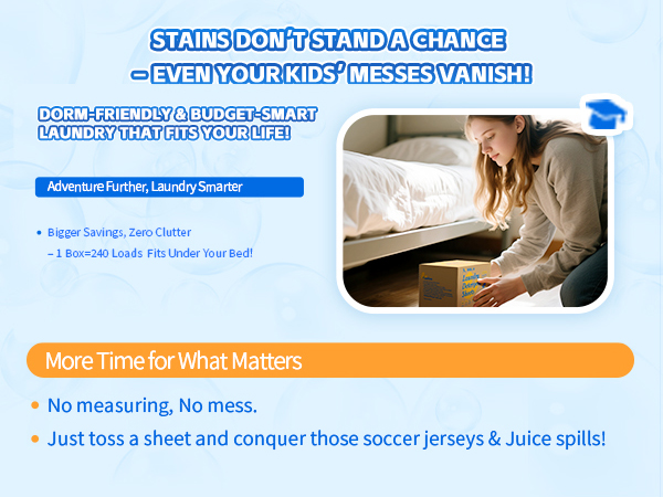 Laundry Detergent Sheets