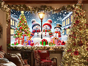 outdoor christmas decoration banner