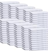 Towels N More White 16x27 100% Cotton Premium Hand Towels Salon/Gym/Hotel Super use Absorbent Bes...