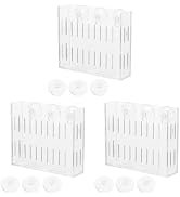 Mipcase 3pcs Acrylic Cup, Water Tank Ornament Glass Live Frame Aquarium Pot Size Fish Planting Su...