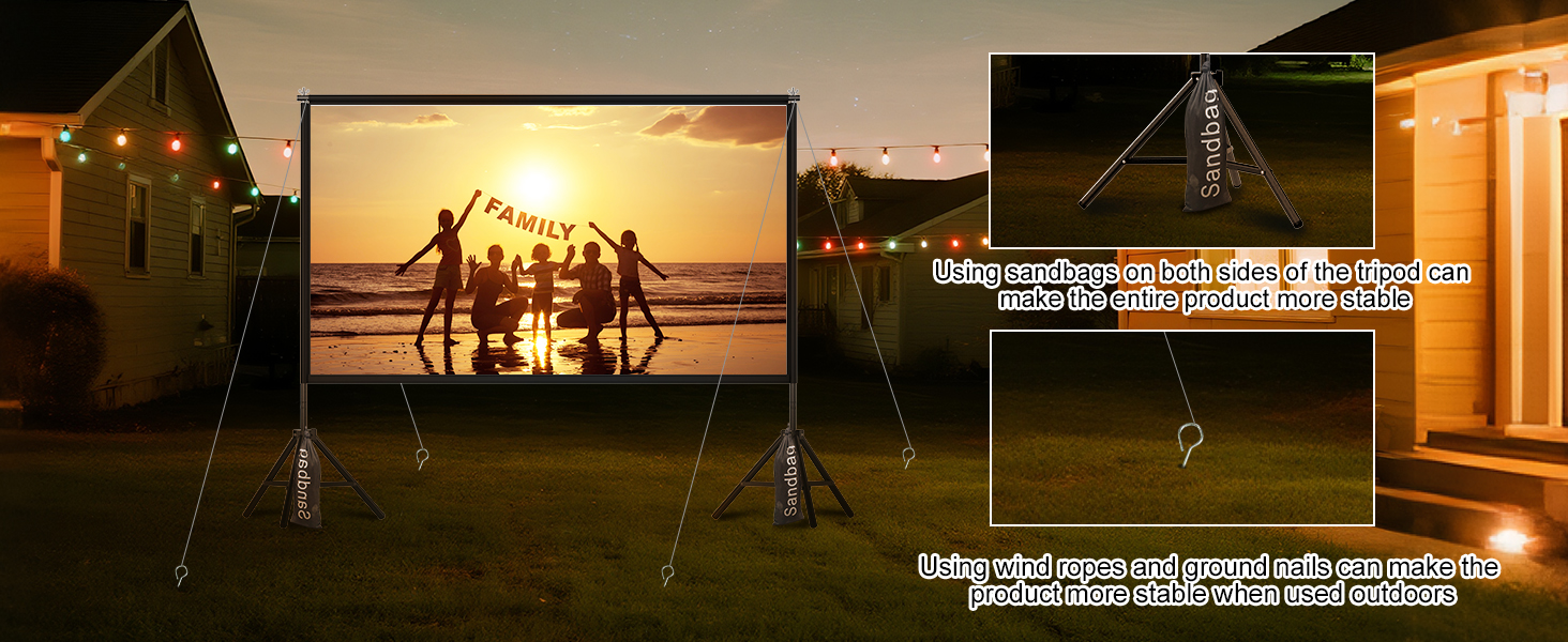 portable projector screen