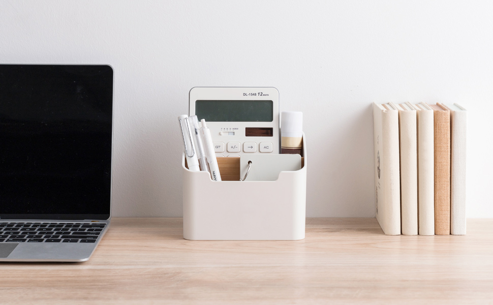 Poeland Remote Control Holder Desk Storage Organizer Box