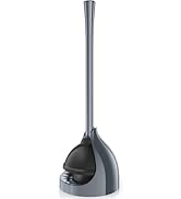 LOVLOY Toilet Plunger with Holder, Plunger with Unique Holder, Plungers for Bathroom with Holder,...