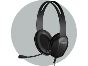 compact headset, children's headset, K-5 headset, smaller earcups, adjustable headband, smaller