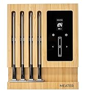 MEATER Block: Wireless Smart Meat Thermometer - 4 Probes, Long Range - for BBQ, Oven, Grill, Kitc...