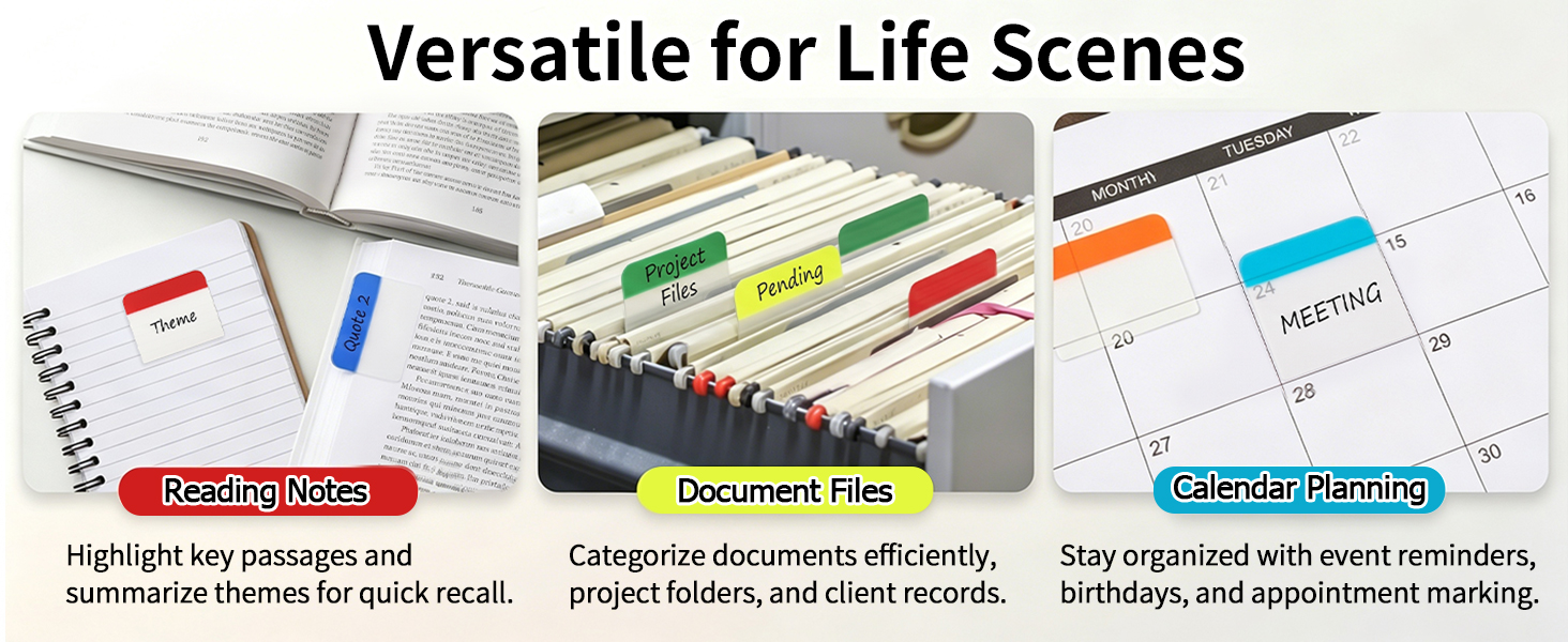 sticky tabs for notebooks