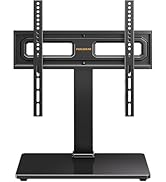 Perlegear Table Top TV Stand Mount, Universal Swivel TV Stand for 32–60,65 Inch LCD/LED/OLED TVs ...