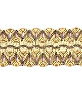 BEL AVENIR Braid Trim 2 inch 6.8 Yards Boho Style Woven Fabric Trim Handmade Polyester Sewing Wid...