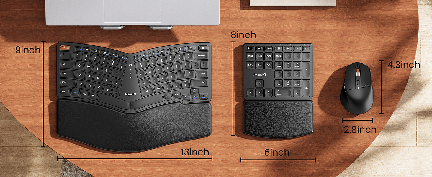 Wireless Ergonomic Keyboard Mouse Combo EKM04 new A+ page (16)