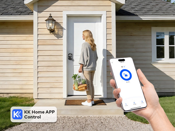 Unlock your door via the app within Bluetooth range for quick, secure access without keys.