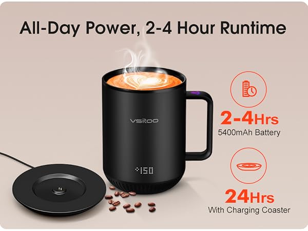 heated coffee mug