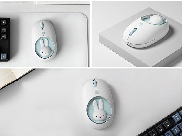 MIFFY MIPOW Dual Mode Wireless Mouse (2.4GHz + Bluetooth 5.0) for Windows, MacOS, iOS, Android