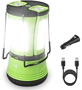 LE LED Camping Lantern Rechargeable, 600LM, Detachable Flashlight, Perfect Lantern Flashlight for...