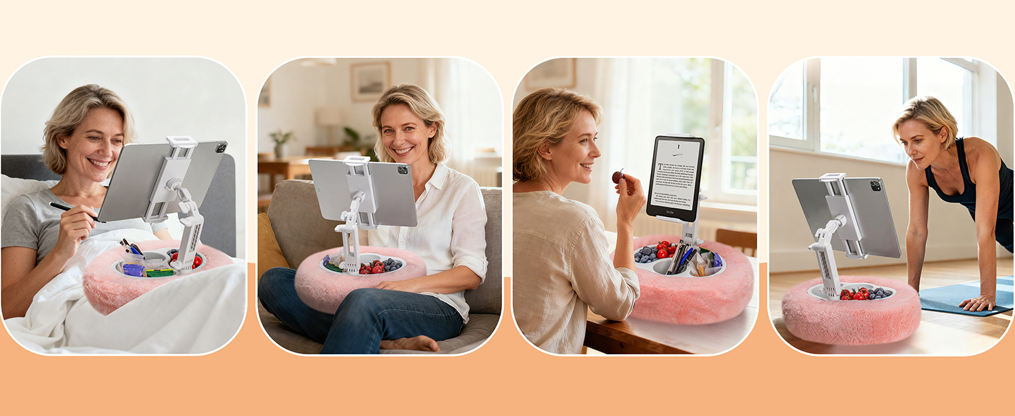 kindle stand pillow