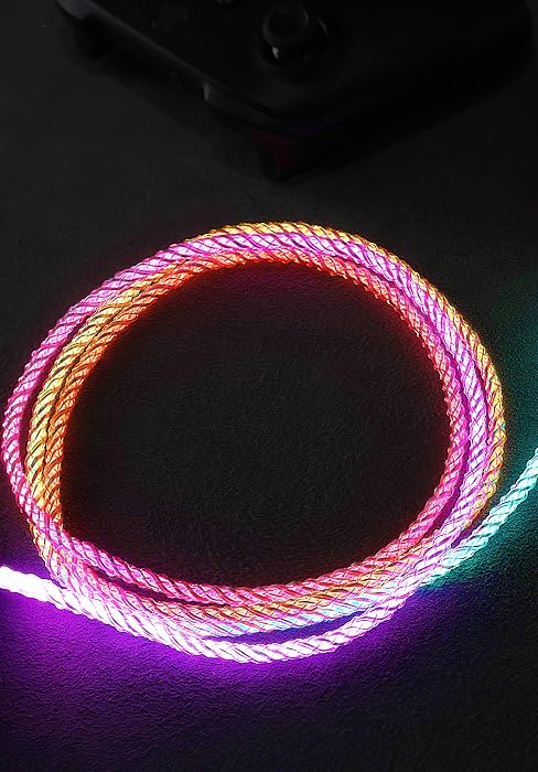 playvital 6.56FT Illuminated Charging Cable