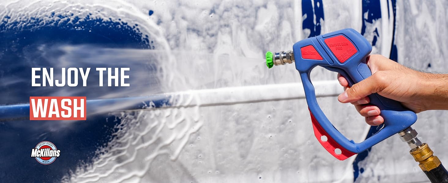 McKillans Short Pressure Washer Gun with Swivel