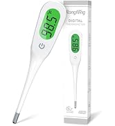 8 Seconds Digital Oral Thermometer for Adults and Kids, Accurate Baby Thermometer with Fever Alar...