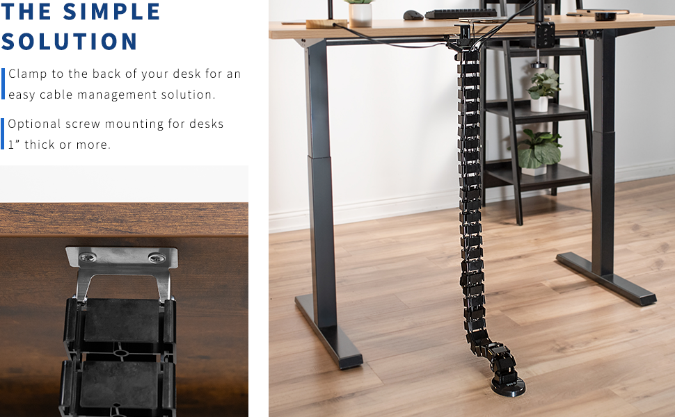 CLAMP ON CABLE MANAGEMENT