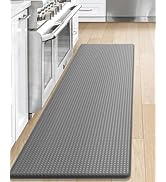 DEXI Kitchen Rug Anti Fatigue,Non Skid Cushioned Comfort Standing Kitchen Mat Waterproof and Oil ...