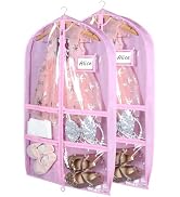 Syeeiex Clear Dance Costume Garment Bag with 3