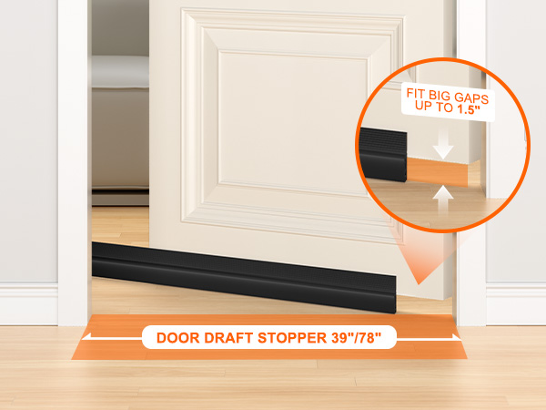 door draft stopper