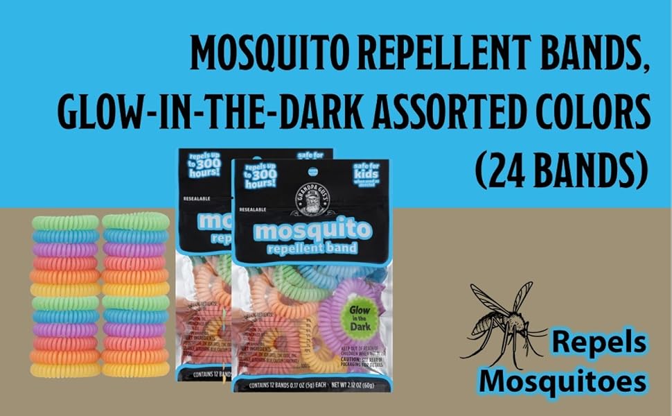 GG Mosquito Repellent Bands Glow in the dark