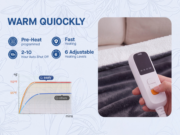 electric blanket throw