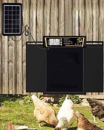 7W Solar Panel Auto Chicken Door