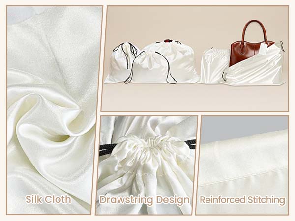 satin dust bags