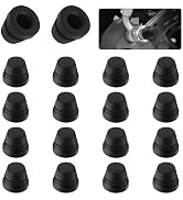 18PCS Car Disc Brake Bleeder Caps,Waterproof Dustproof Rubber Grease Fitting Caps,Universal Zerk ...