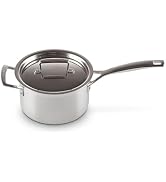 Le Creuset Stainless Steel Classic 3-Ply Saucepan, 3qt