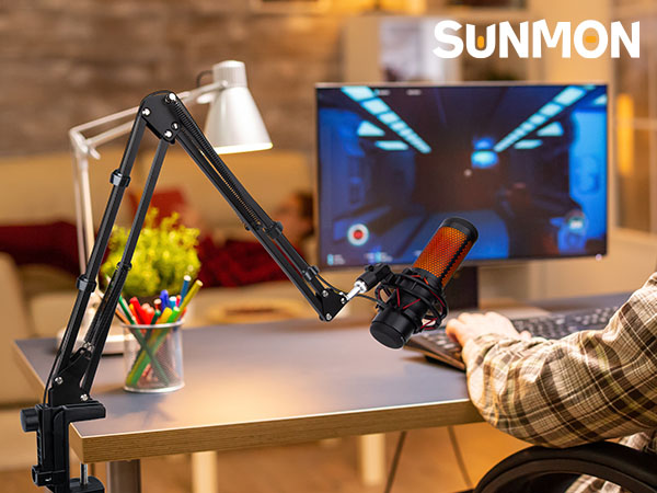 Professional HyperX Quadcast Microphone Stand hyperx mic stand hyperx quadcast boom arm