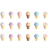 18Pcs Ice Cream Model Favors Supplies Mini Sweets Food 1/12 Scale Kitchen Photography Prop Kitche...