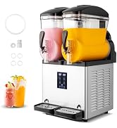 ROVSUN Margarita Machine Commercial Slushy Machine, 8 Gallon Slushie Machine Frozen Drink Machine...
