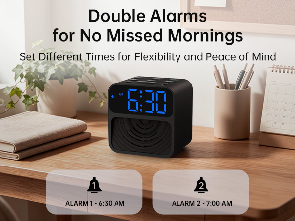 dual alarm clock
