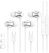 USB C Headphones for iPhone 18pro/17/16/15,Wired Earbuds Type C Earphones | 2 Pack Wired Earbuds ...