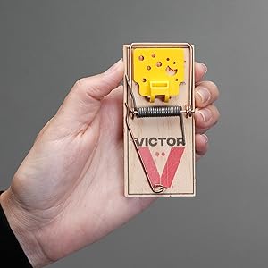Victor Wide Pedal Mouse Trap ensures higher catch rates